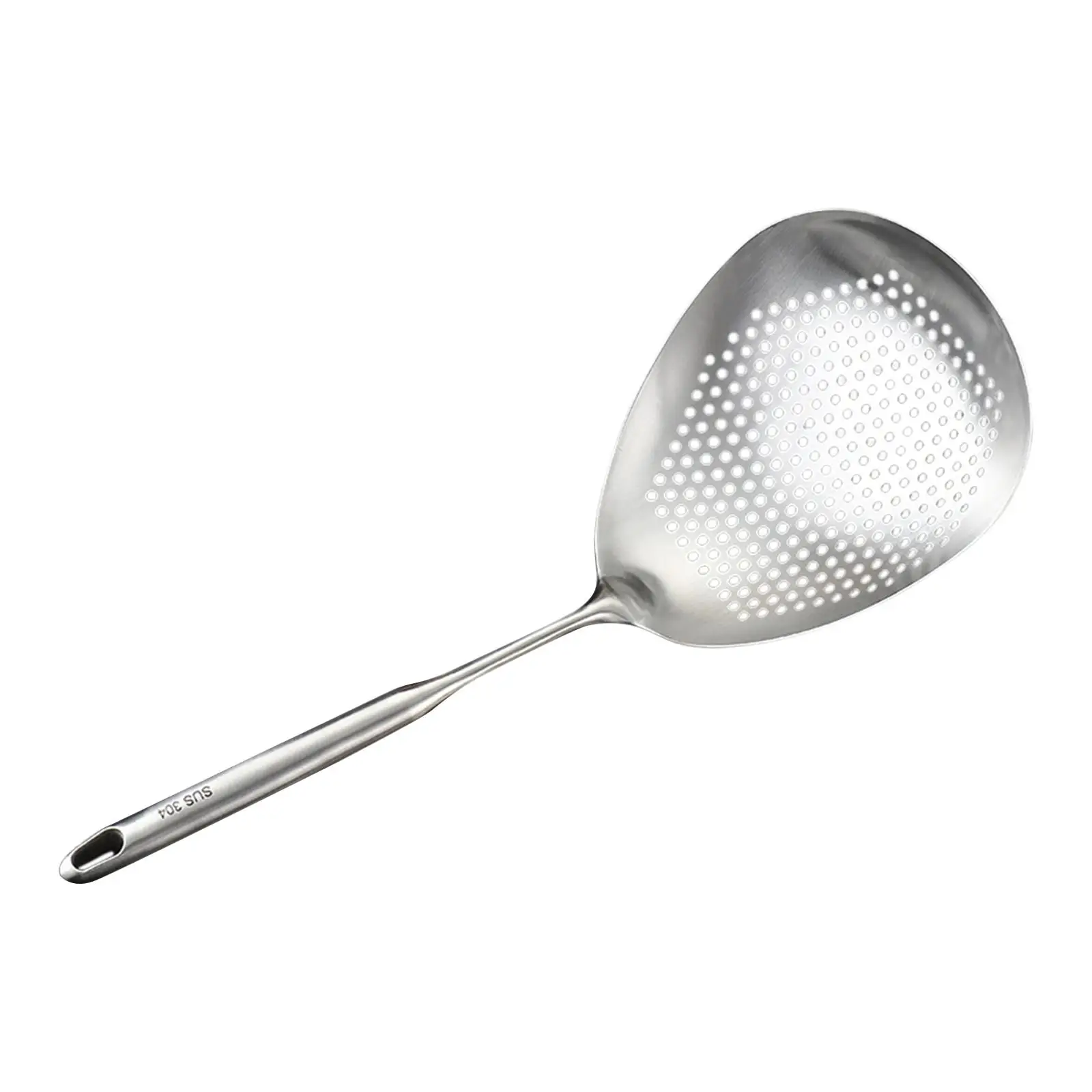 Professional Skimmer Slotted Spoon Durable Food Strainer Ladle Cooking Colander Spoon for Scooping Draining Noodles Pasta Frying