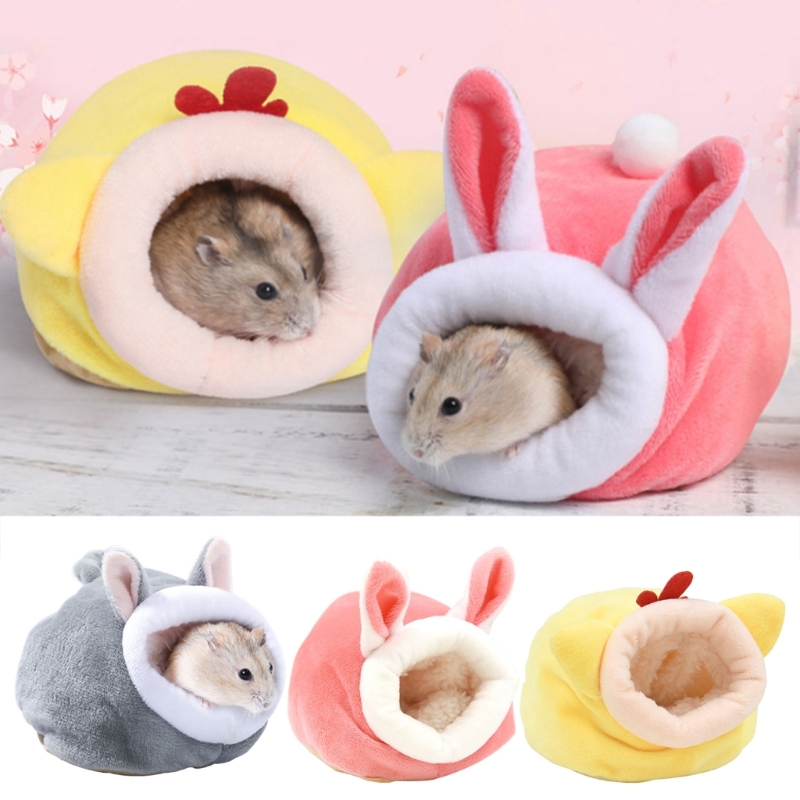 Title 2, Hamster Cage Rodents Hammock Rabbit Bed House S...