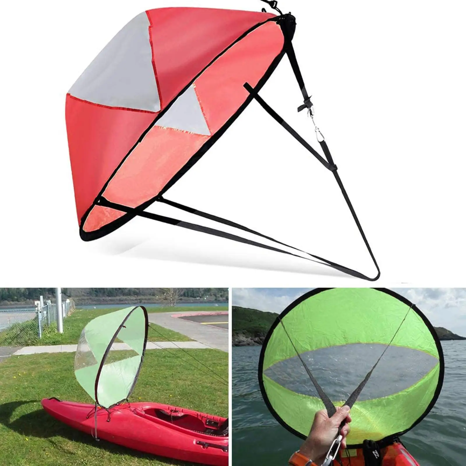 42in Portable PVC Downwind Wind Paddle Instant Popup Board Sail