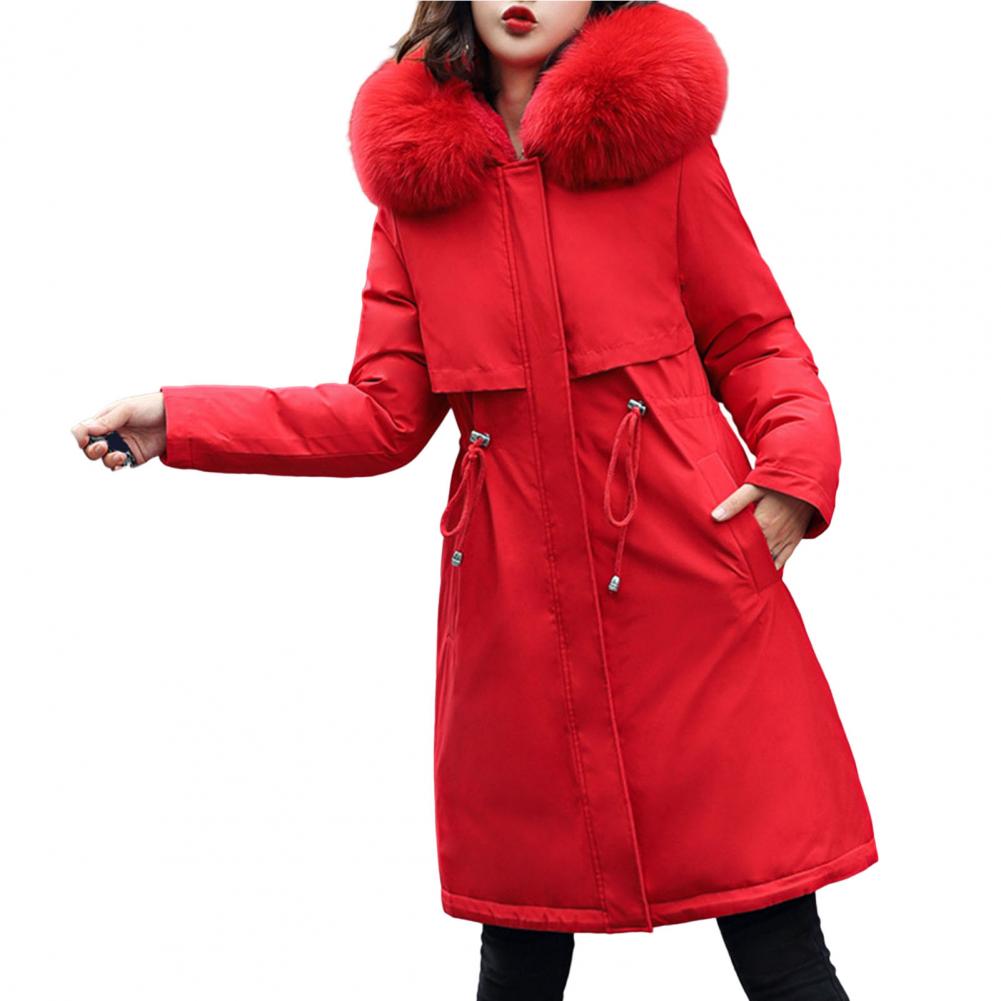 Winter Jacket 2023 New Women Parka Clothes Long Coat Wool Liner Hooded ...