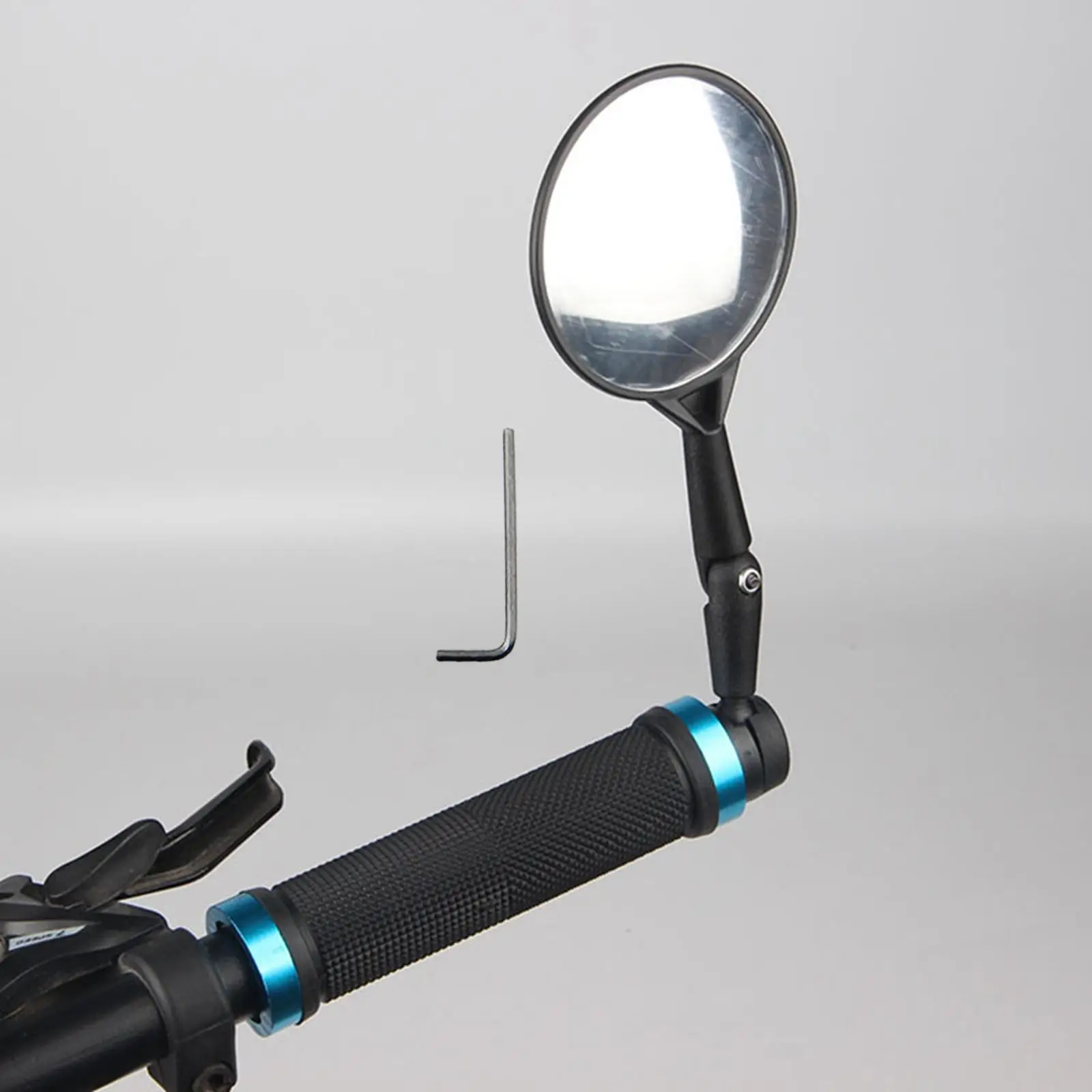 Adjustable Bicycle Convex Rearview Mirror MTB Road Mountain Bike Handlebar Cycling Rear View Mirrors Bike Mirror Safety Tool