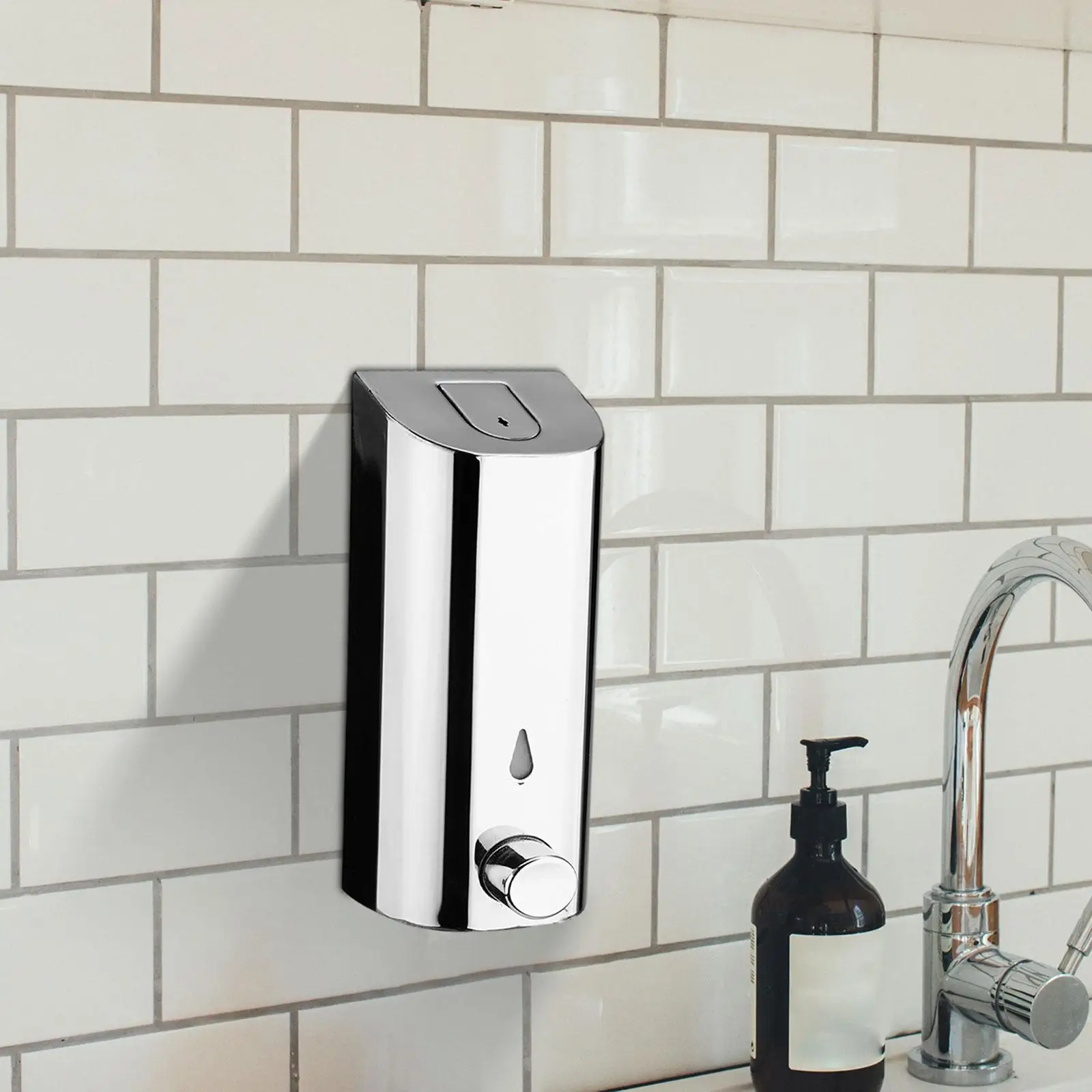 Wall Mounted Shampoo Dispenser Body Wash Dispenser for Airports Restaurants