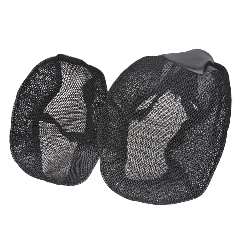 2x Motorbike Mesh Cushion Seat Cover Anti-slip Cooling for R1200RS 06-12