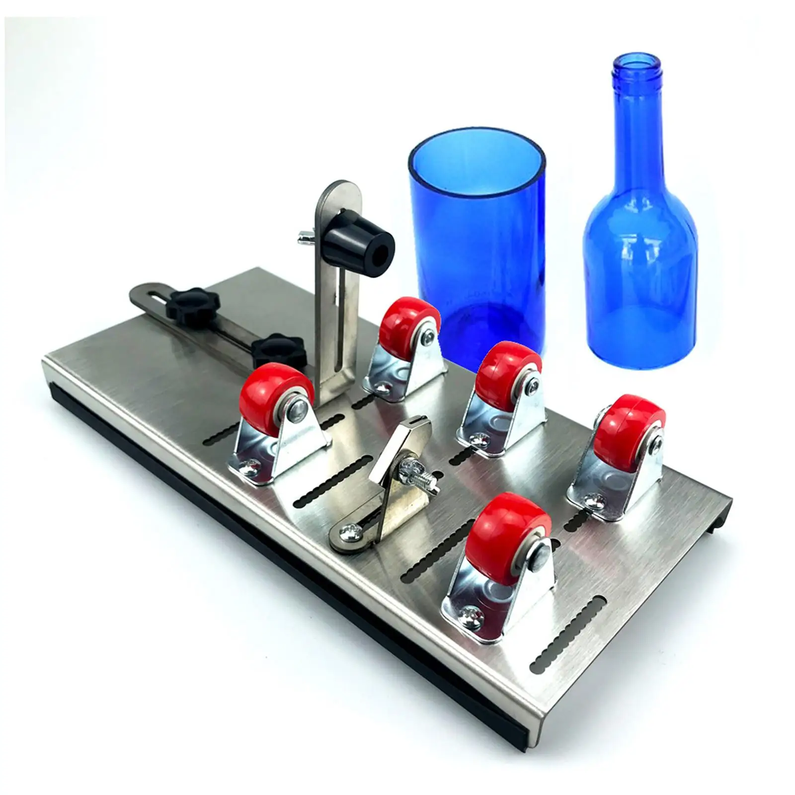 Glass Bottle Cutter Set Multifunctional Stainless Steel Making Candlesticks Vases for Cutting Wine Liquor Round Bottles Beer