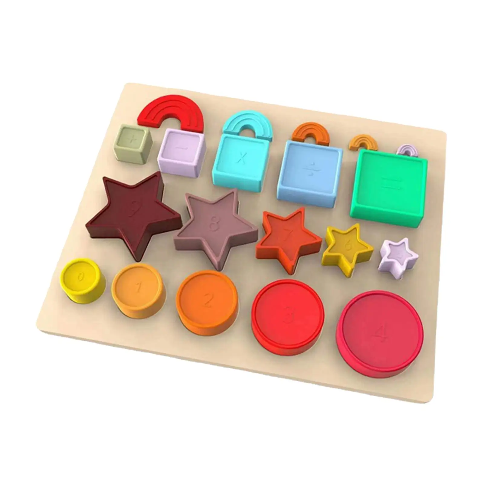 Puzzle Shape Toy Develop Imagination Fine Motor Skill Montessori Shape Sorting Puzzle for Preschool Toy Baby Party Favor Kids