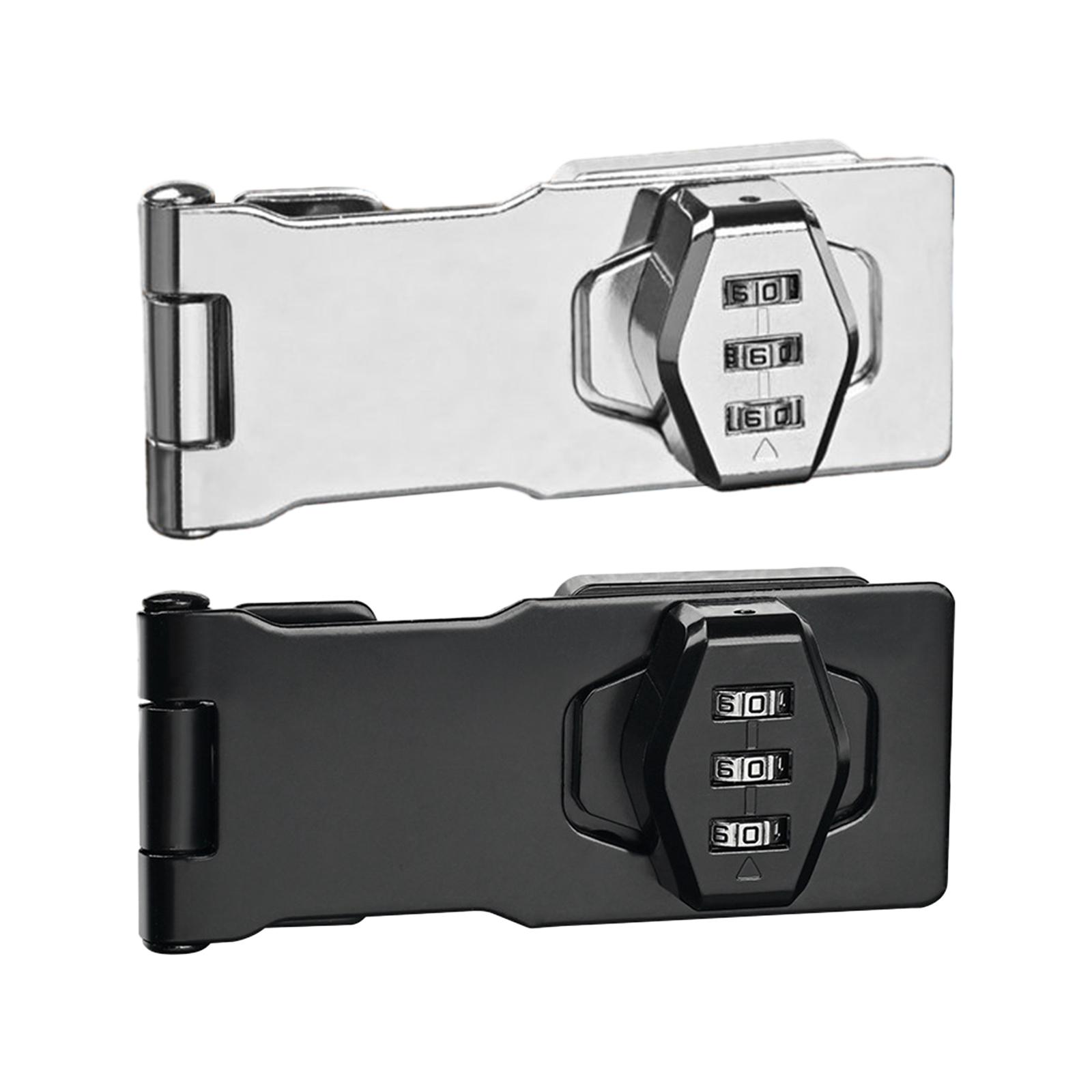 Description Picture 2 of itemMechanical Password Lock, Cabinet Password Slide Latch Lock Hasp Locks, Keyless