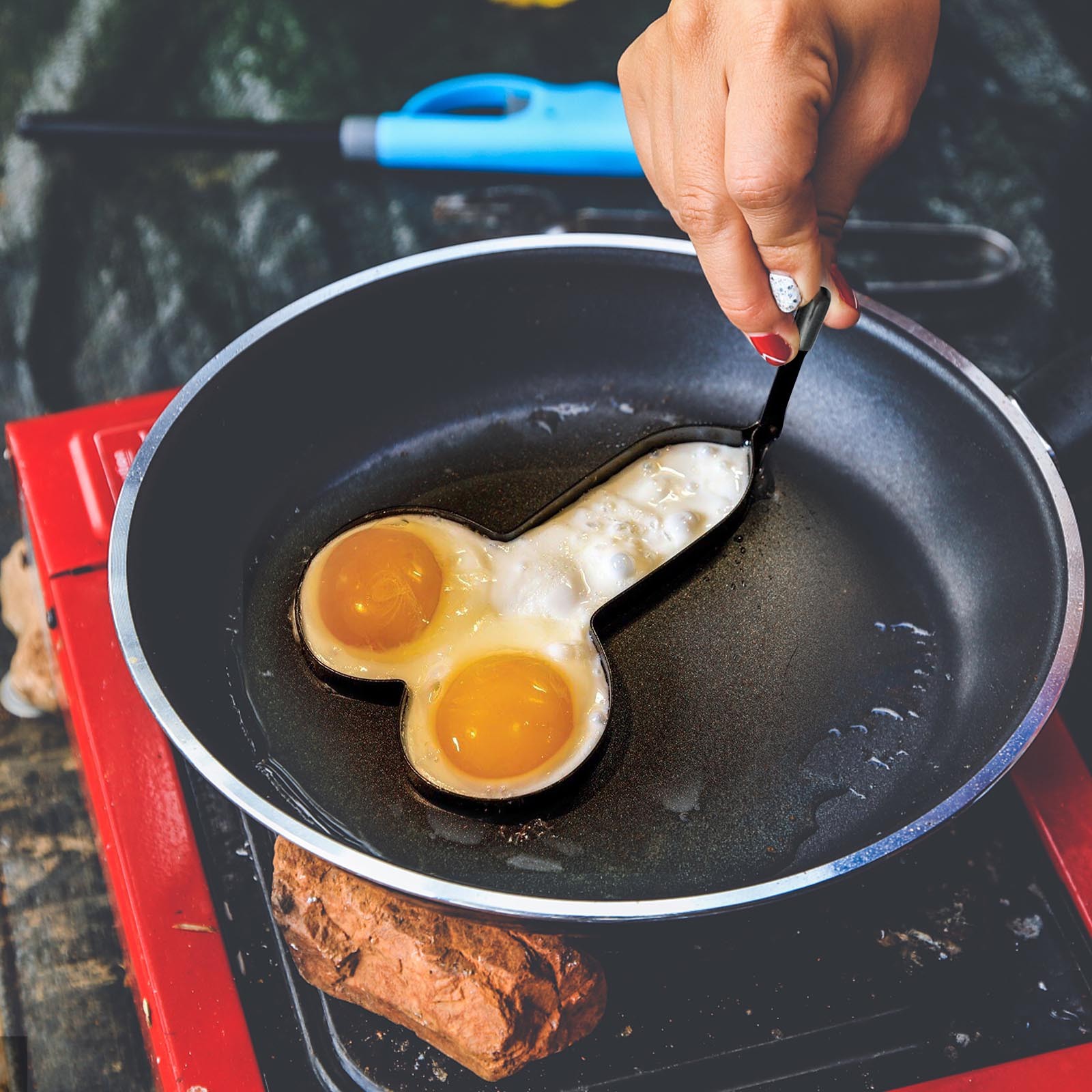 1PC Funny Stainless Steel Fried Egg Shaper Nonstick Omelette Pancake Maker  Fried Egg Mold Egg Cooker Kitchen Tool Accessories | AliExpress