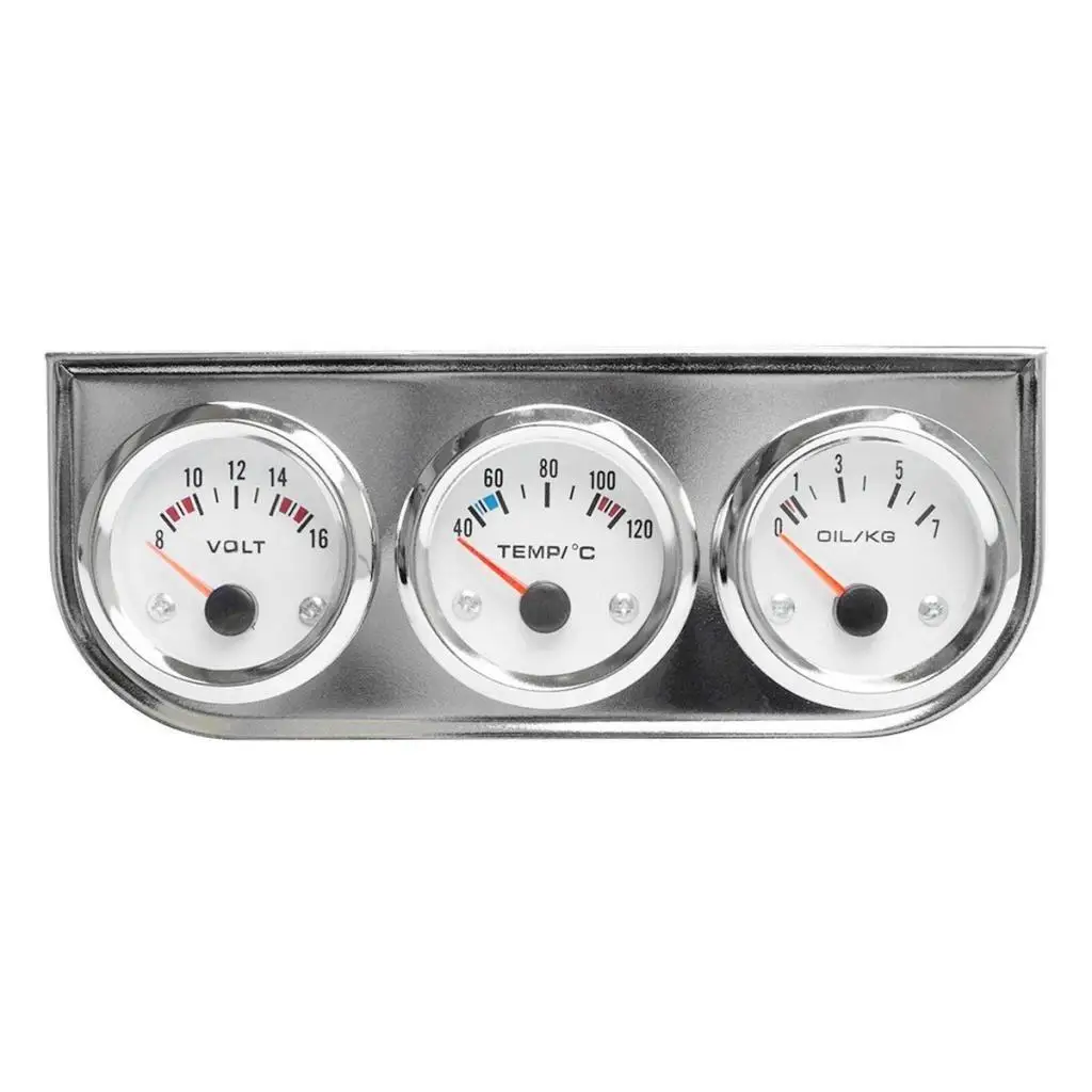 2.05 3 Hole Exhaust Gas Temperature Gauge Turbo Boost Gauge Auto Gauge Meter Pod