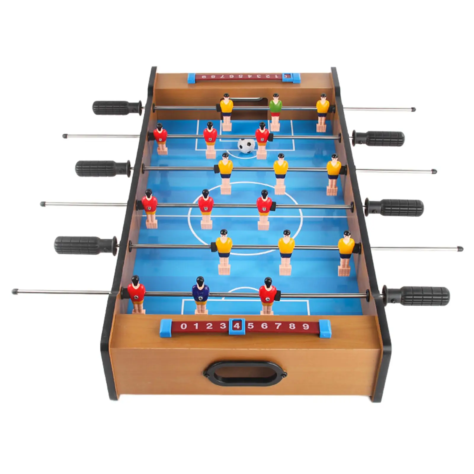 Portable Soccer Hockey Game Set Board Interactive Tabletop Toy for Entertainment Adults Kids Two