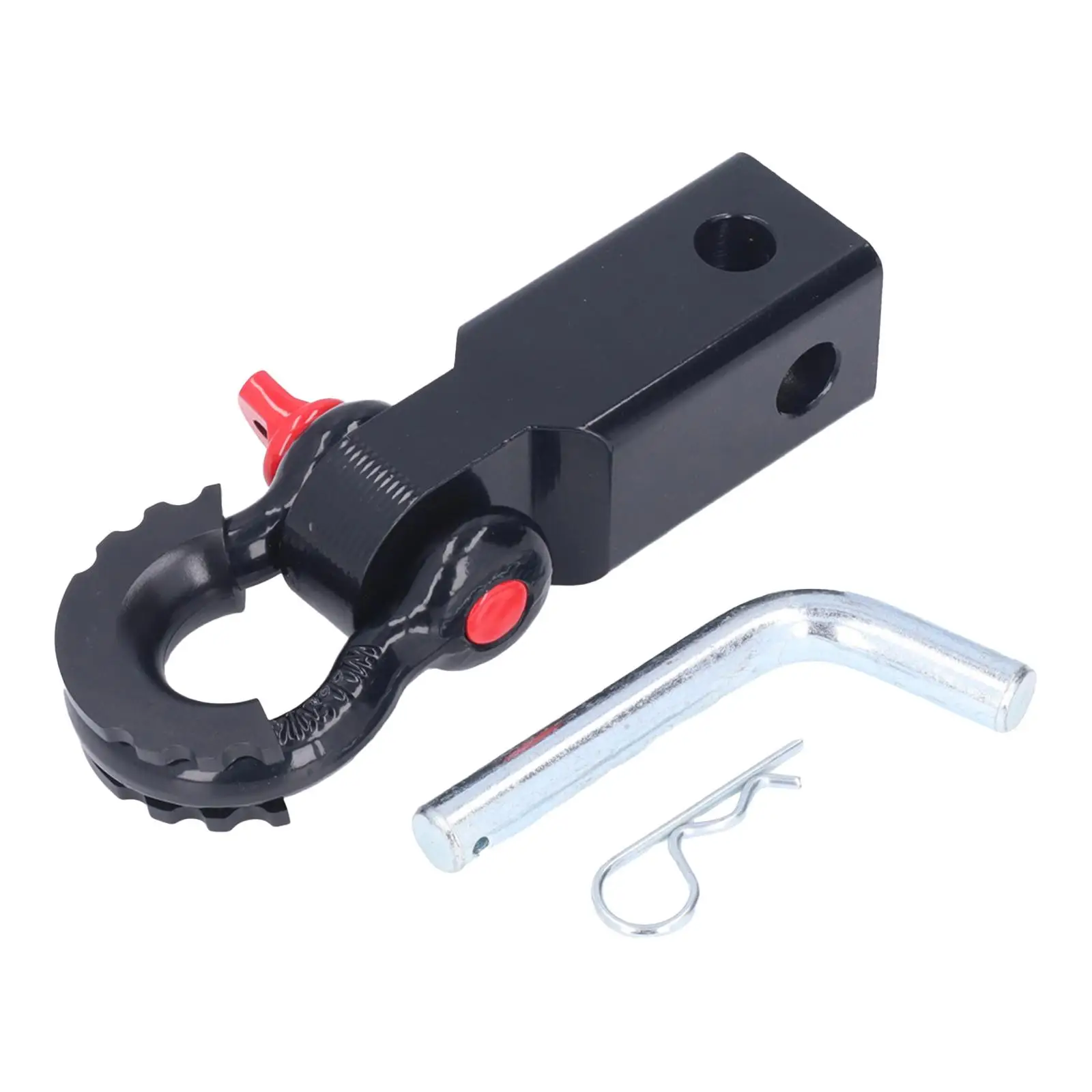 Shackle Hitch Receiver Spare Easy Using Heavy Duty Block Professional Attachments with Connector for SUV Vehicle