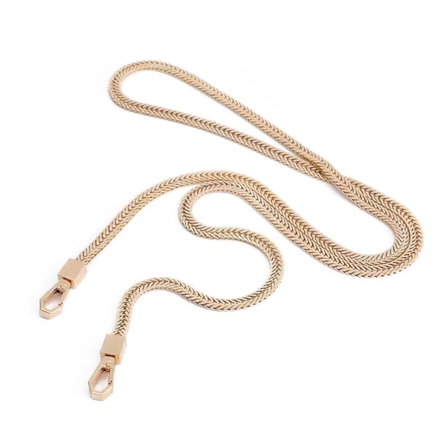 1pc Crossbody Chain Strap 4ft 120cm Metal Purse Bag Handbag Making  Accessories Parts Replacement Hardware Gold Silver Bronze Gunmetal Black -   Israel