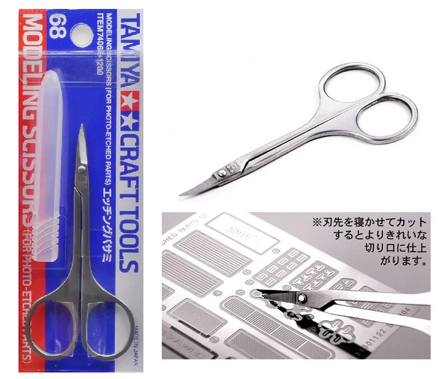 Tamiya 74068 Modeling Scissors Model Etched Parts Cutting Tool Curved Blade  Model Building Tools for Adults Model Hobby DIY - AliExpress