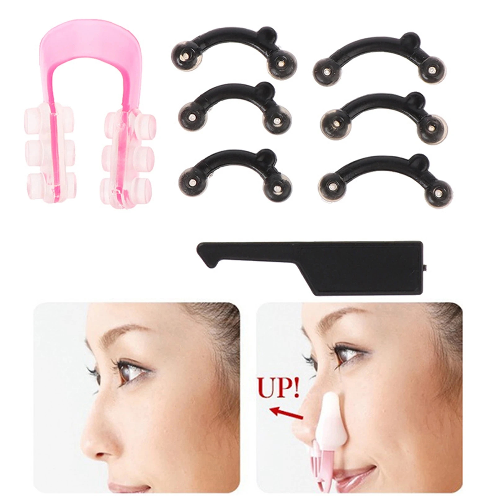 Best of 3 Pair Nose Up Lifting Shaper Massage Tool Invisible No Pain Nose Shaping Clipper Nose Bridge Straightening Clip Corrector Reviews & Tips