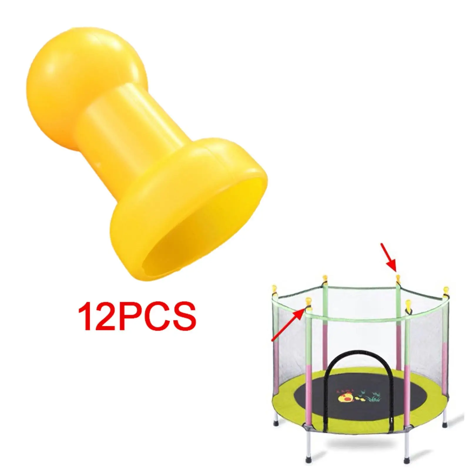 Trampoline Accessories Enclosure Pole Caps 1 inch Dia. Trampoline Pole for Trampoline