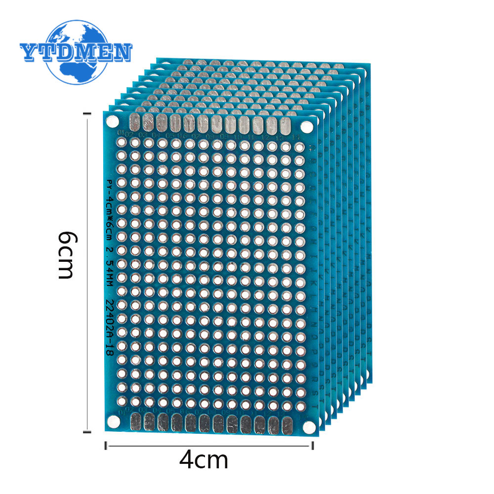 Universal dupla face Protoboard, PCB Protoboard, azul,