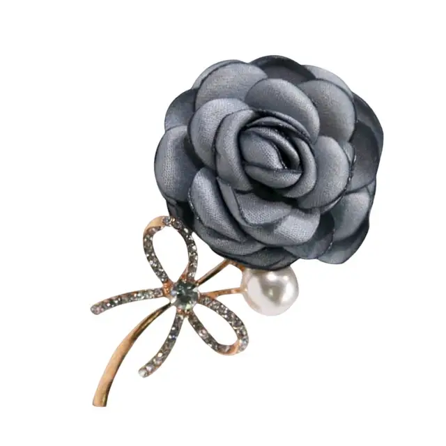 Brooch Delicate Reusable Flower Shape Alloy Brooch Pin for Party 