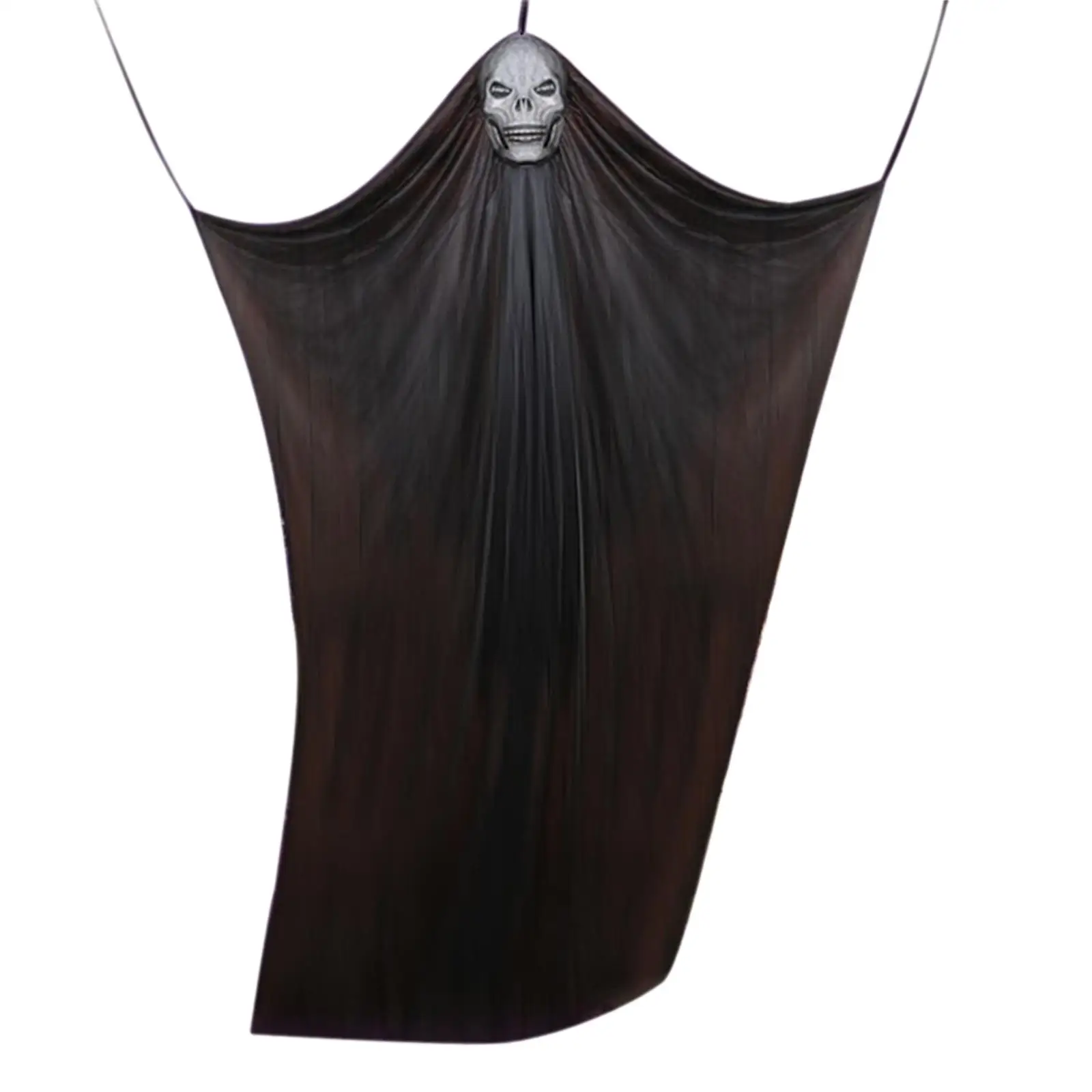 Halloween Hanging Skull with Flowing Robes for Festival Outdoor Party Decor