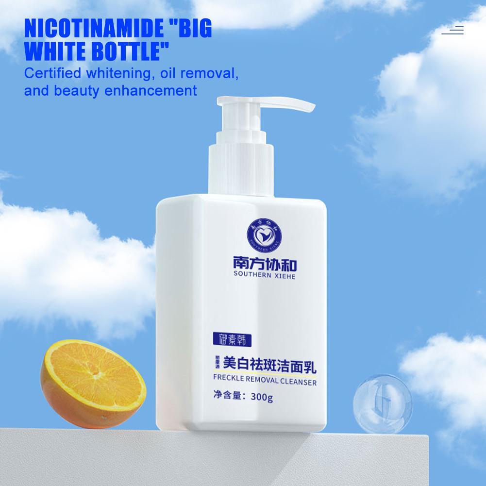 Best of 300g Whitening Facial Cleanser Nicotinamide Facial Cleansing Cleanser Color Moisturizing Cleanser Brightening Foam Facial S P2R1 Reviews & Tips