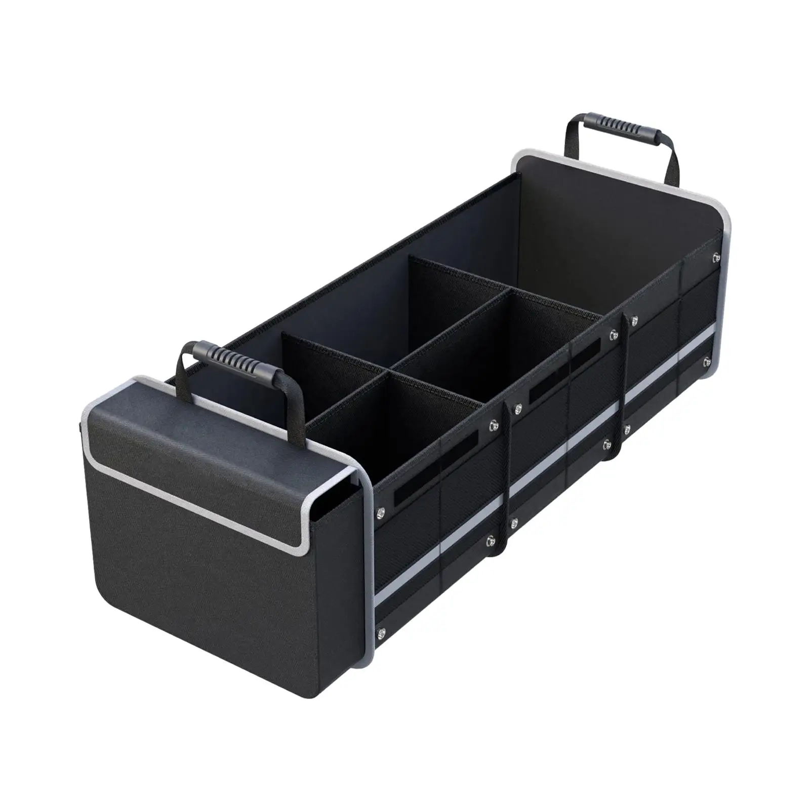 Car Trunk Organizer Collapsible Cargo Storage Container for Automotive Sedans