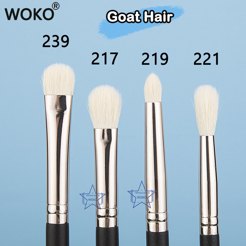 Best of 239 Makeup Eyeshadow Brushes Flat Eye Shadow Shader Blending Brushes Goat Hair Eye Shadow Liquid Cream Powder Make Up Tool Reviews & Tips