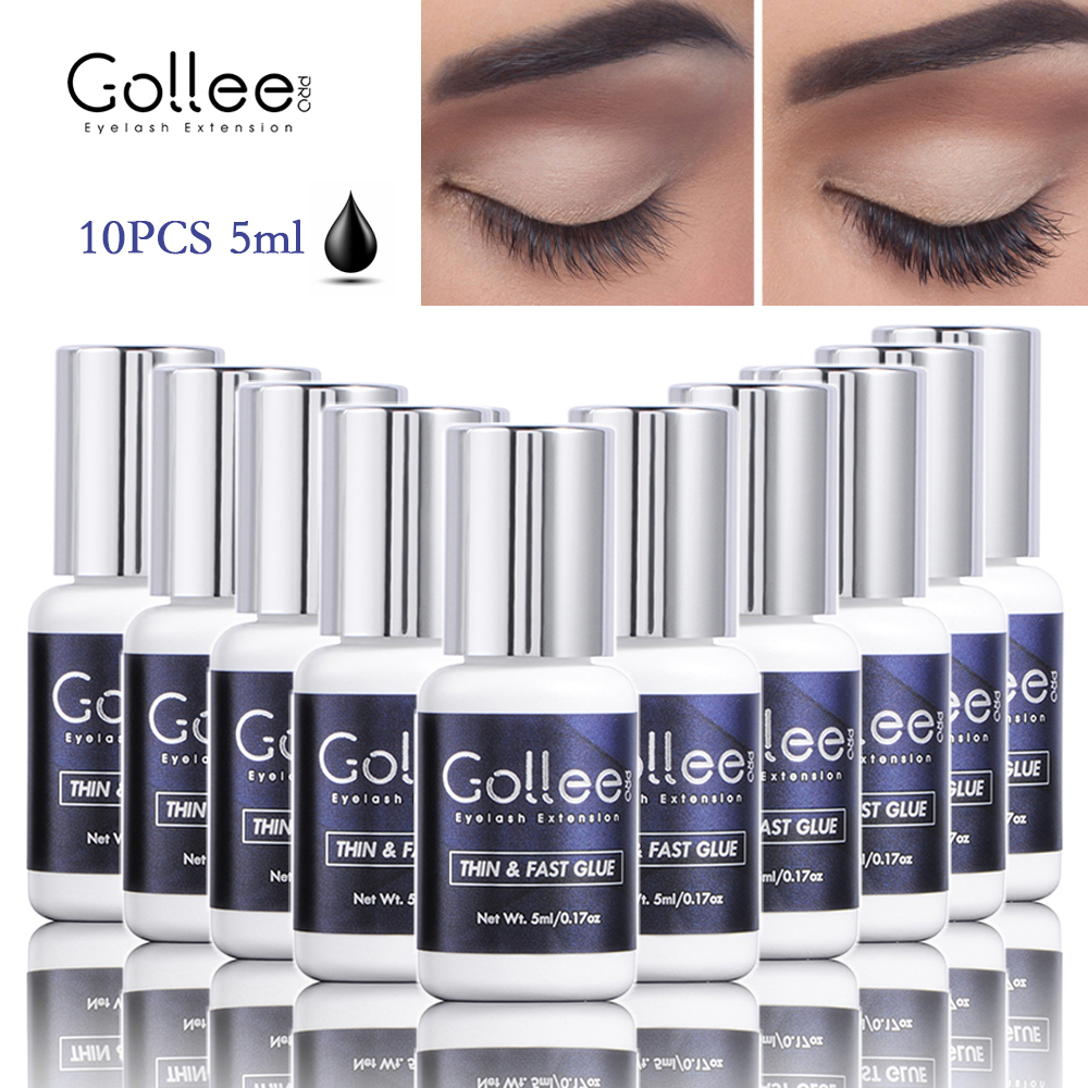 Best of Gollee Lash Extension Glue 5ML 10PCS Wholesale Set Super Bonder Glue Bonder Lash Extension Supplies Super Bonder Lashes Gule Set Reviews & Tips