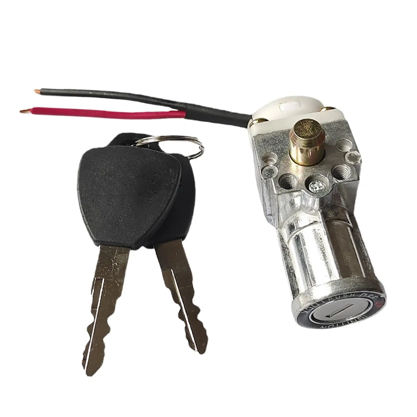 Safety Lock Durable with 2 Key on/Off Key Anti Thieves Portable Ignition Lock