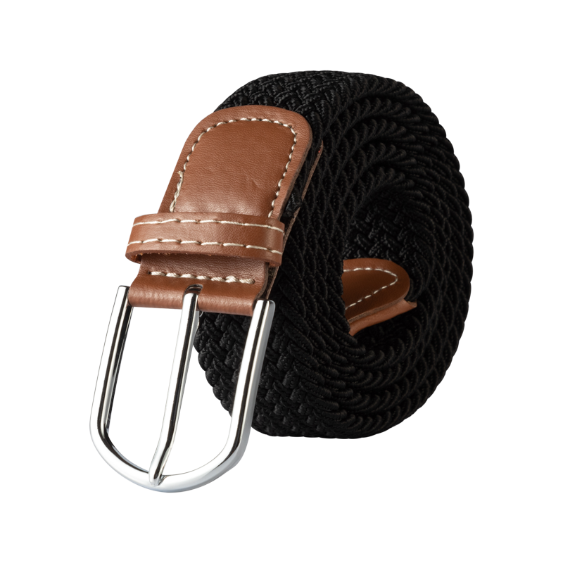 120 cm Unisex-Gürtel aus elastischem Stoff, lässige Gürtelschnalle, erweiterbar, geflochten, Stretch-Leinwand, einfacher und stilvoller Freizeitgürtel für Männer und Frauen – Detail 6