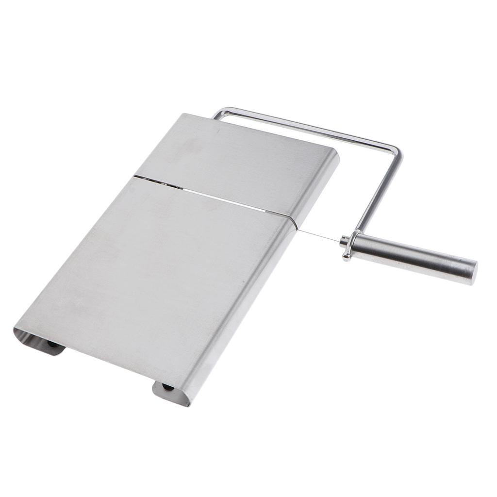 Description Picture 4 of itemStainless Steel Soap Cutter Cutting Tools Rectangle Loaf Mould with Wire for Craft Soap Making, Silver