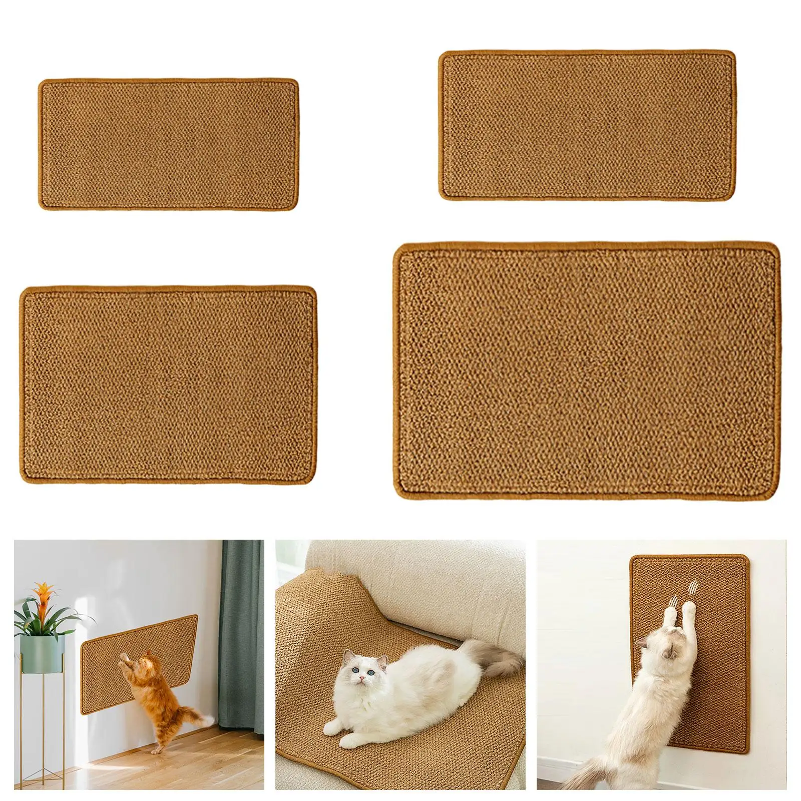 Cat Scratching Mat Furniture Protector Indoor Cats Kitten Mat Scratcher Board for Lounger Stairs Play Sleeping Home