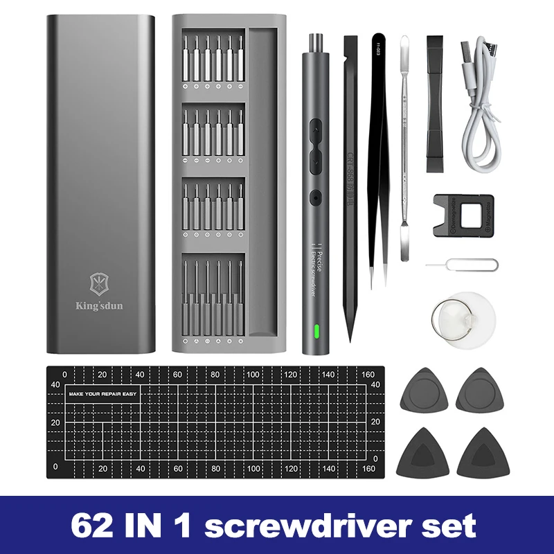 Hardware - Electric Screwdriver 62/28/120pcs IN 1 Screwdriver Set Large Capacity Power Screwdriver Multi-accessory Precision Power Tools