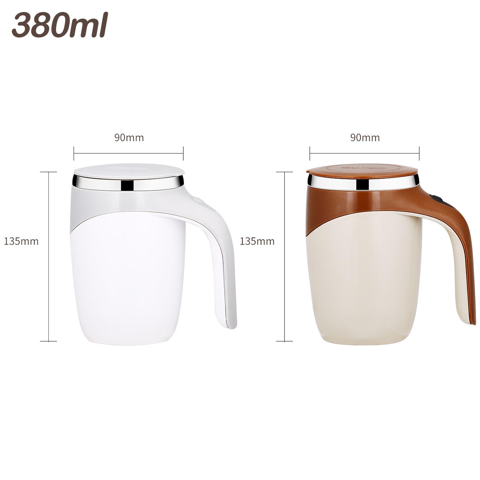 Self Mixing Coffee Mug Magnetic Rotating 380ml  Mixer Cup for Home Coffee/Tea/Hot Chocolate/Milk Mug Christmas Birthday Gift