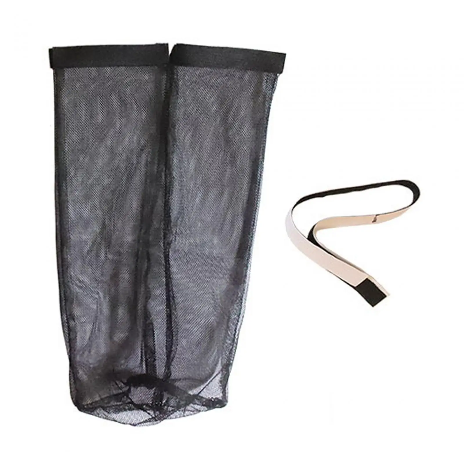 Dryer Lint Bag Catcher Durable Replacement Polyester Easy Installation 39x13cm for Outdoor Dryer Vent Black Lint Dust Filter Bag