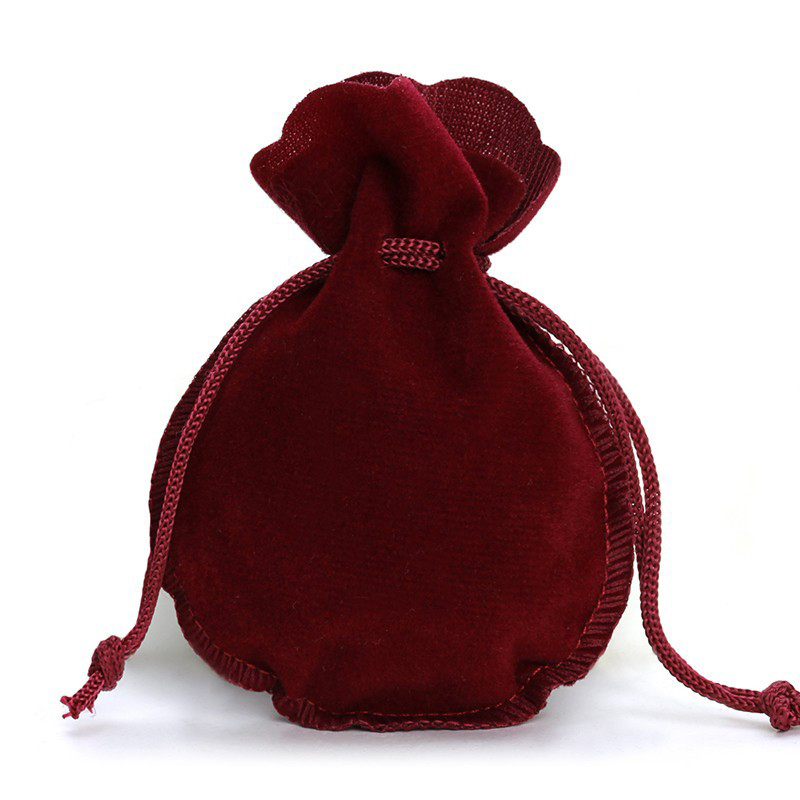 10 Stück Calabash-Beutel mit Kordelzug, Samtbeutel für die Schmuckherstellung, Geschenkbeutel, Hochzeit, Party, Pakete, Perlenbehälter, Aufbewahrung – Detail 3