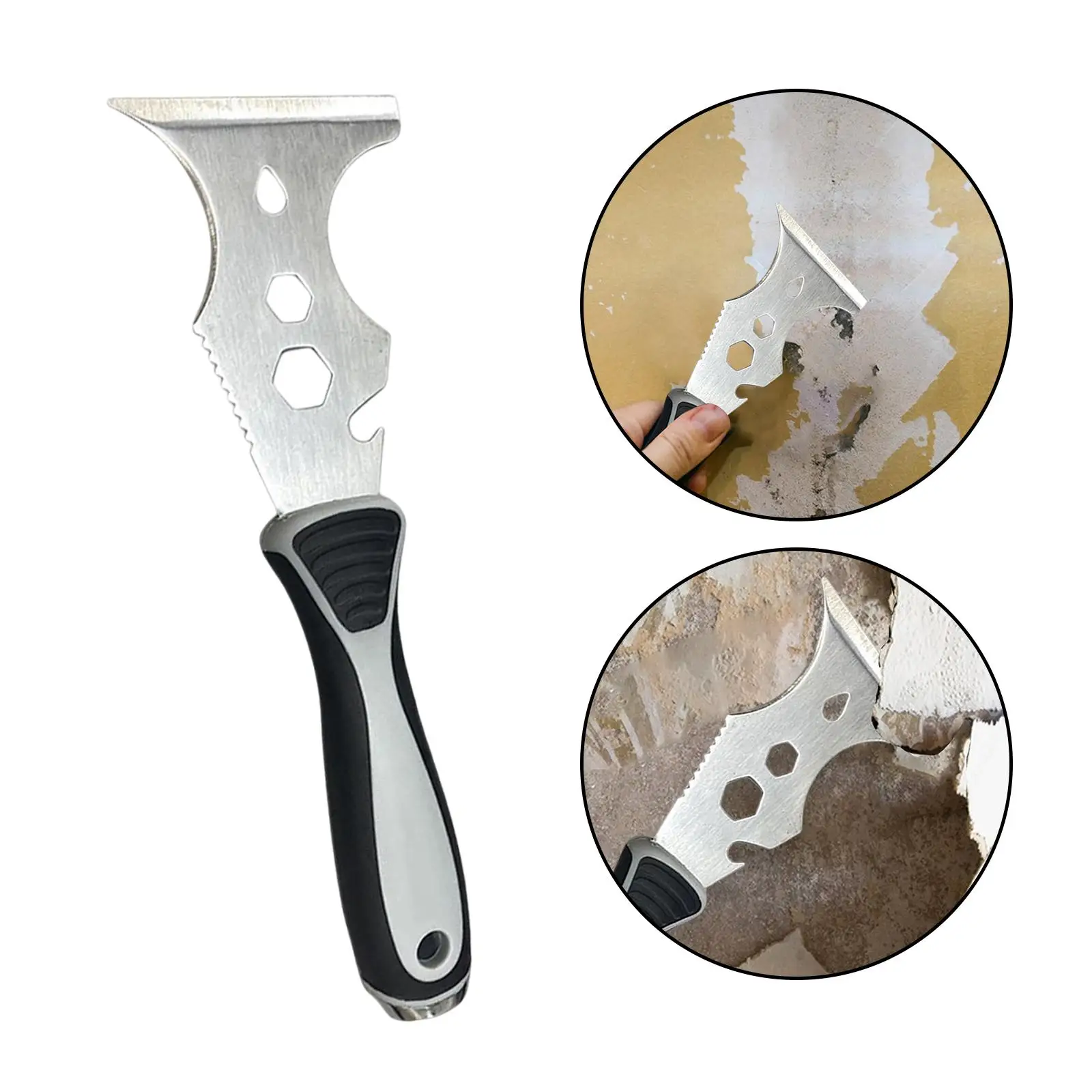 Stainless Steel Scraper Tool Paint Remover Glue Removing Tool Professional Multi Use Putty Knife for Home Decoration