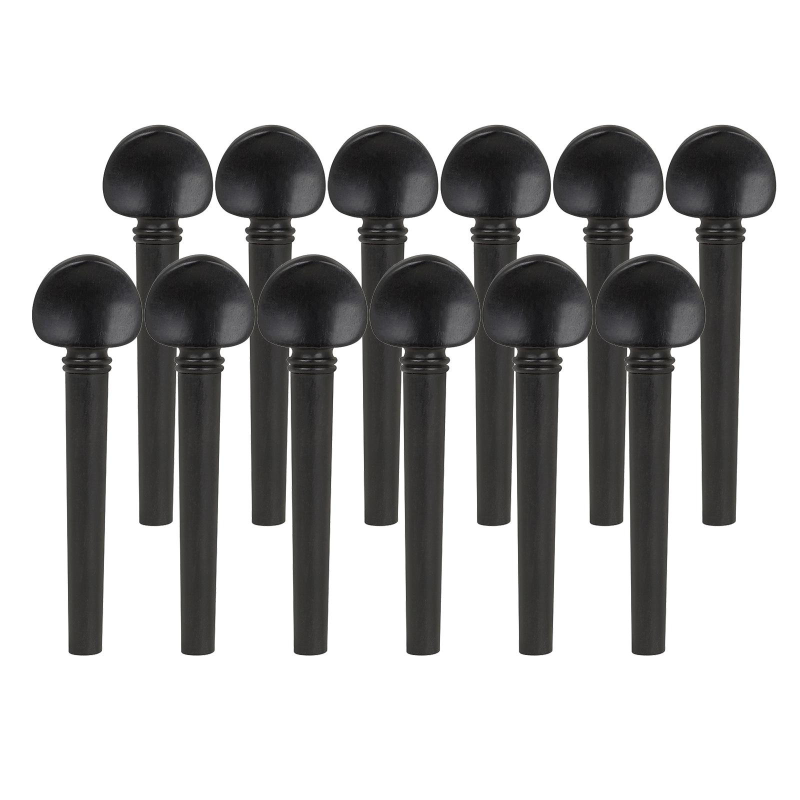 Violin Pegs Violin Replacement String Parts Ebony Wood Tuning Pegs Tunners Endpin