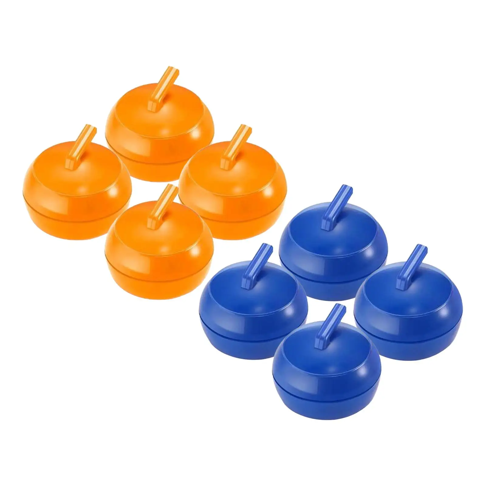 8Pcs Tabletop Curling Game Traveling Camping Replacement Mini Tabletop Games