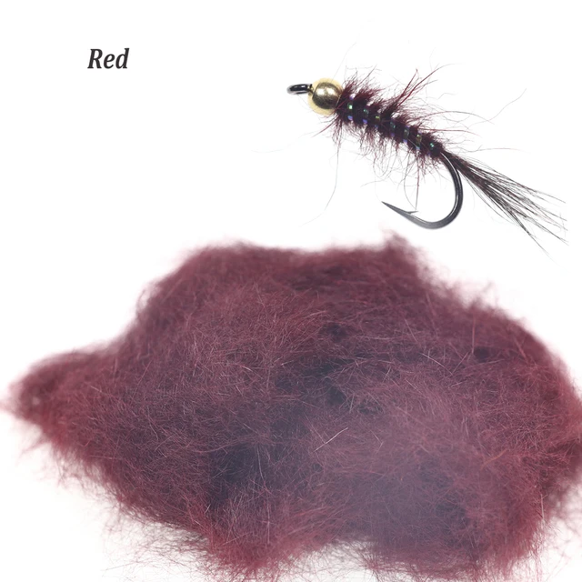 Squirrel Hair Fiber Fly Tying Dubbing Material Natural Soft Zonker