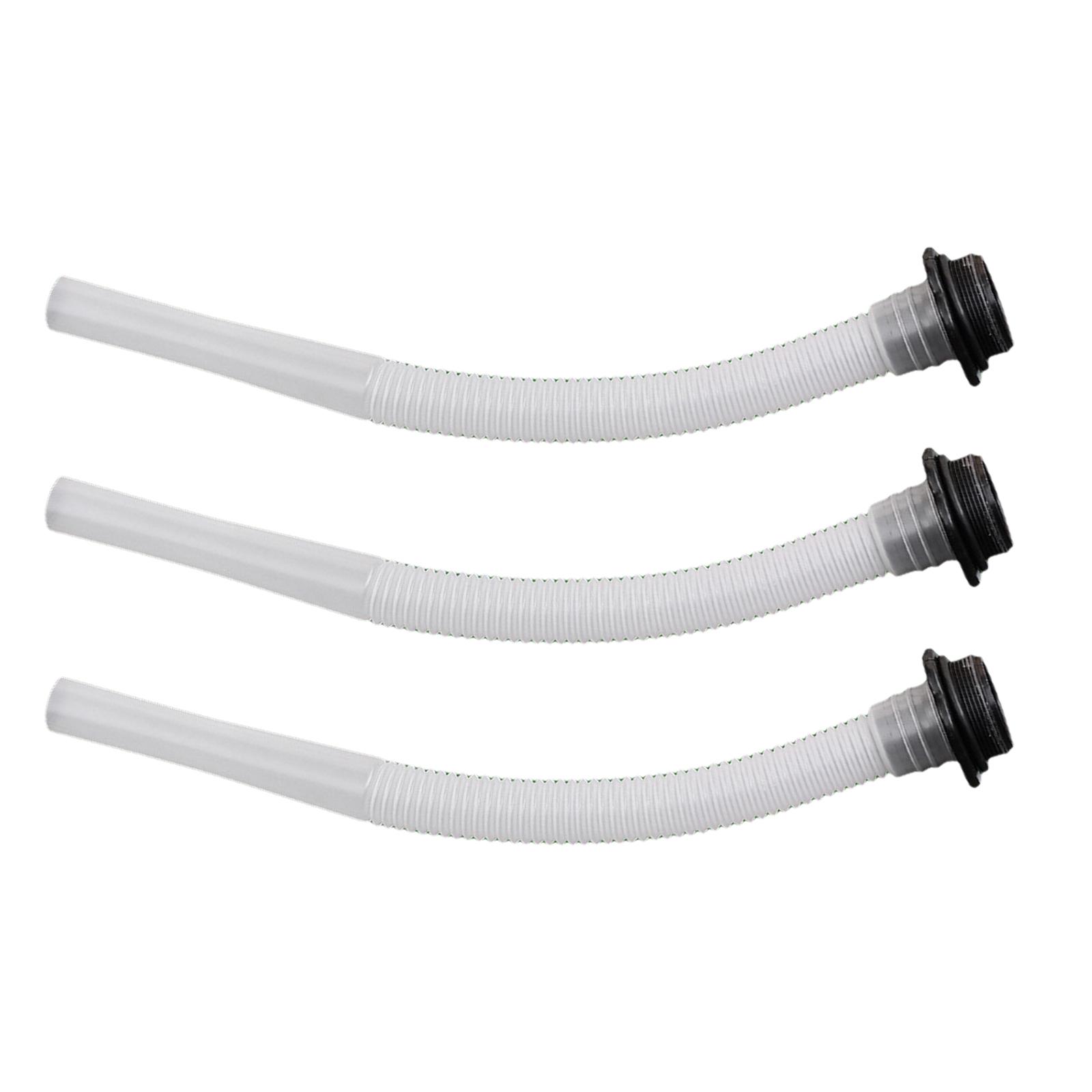 3Pcs 34cm Length Fuel Tank Pouring Nozzle Replacement Nozzles Canister Motorcycle Accessories Sealing Petrol Cans Flexible Tube