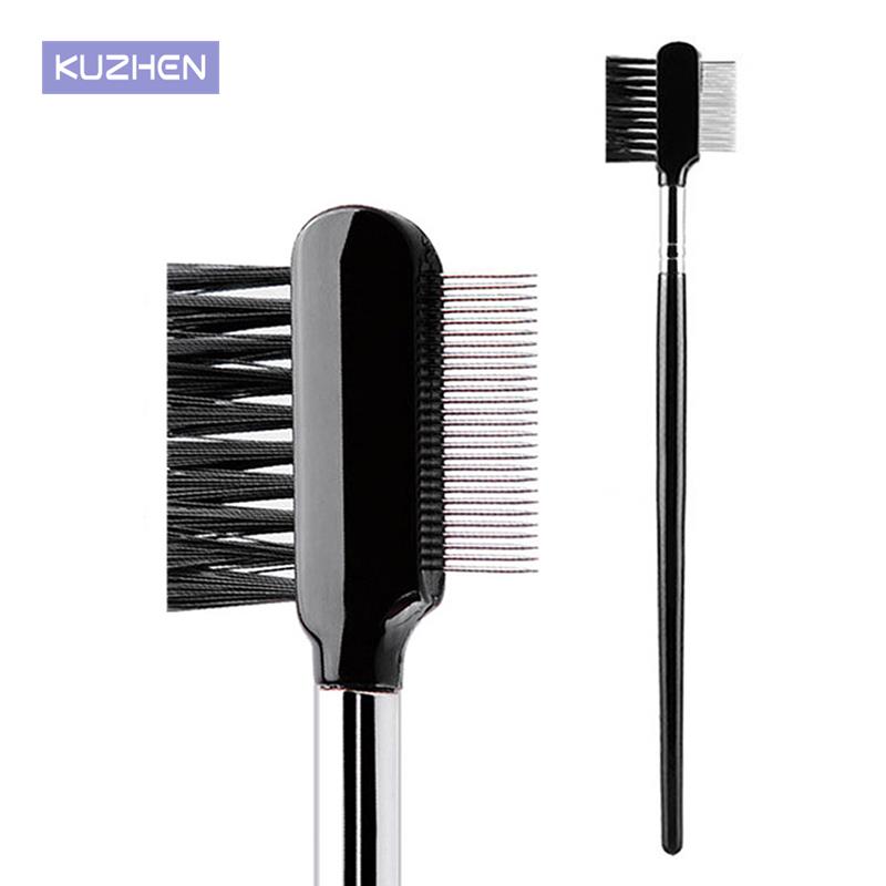 Best of 1PC Eyelash Brush Eyebrow Comb Makeup Brushes Professional Dual Makeup Tool Maquiagem Black Kabuki Wood Beauty Reviews & Tips