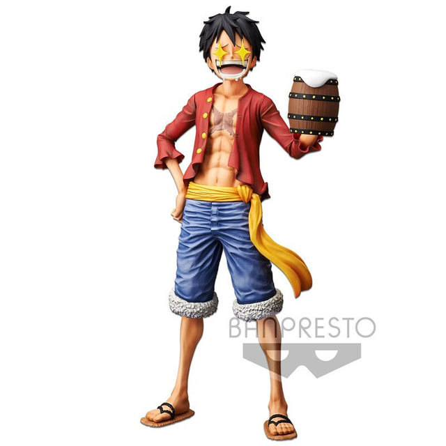 One Piece Monkey D. Luffy w/ Straw Hat - 6.5 Action Figure Bandai Ani –  Blueberry Cat