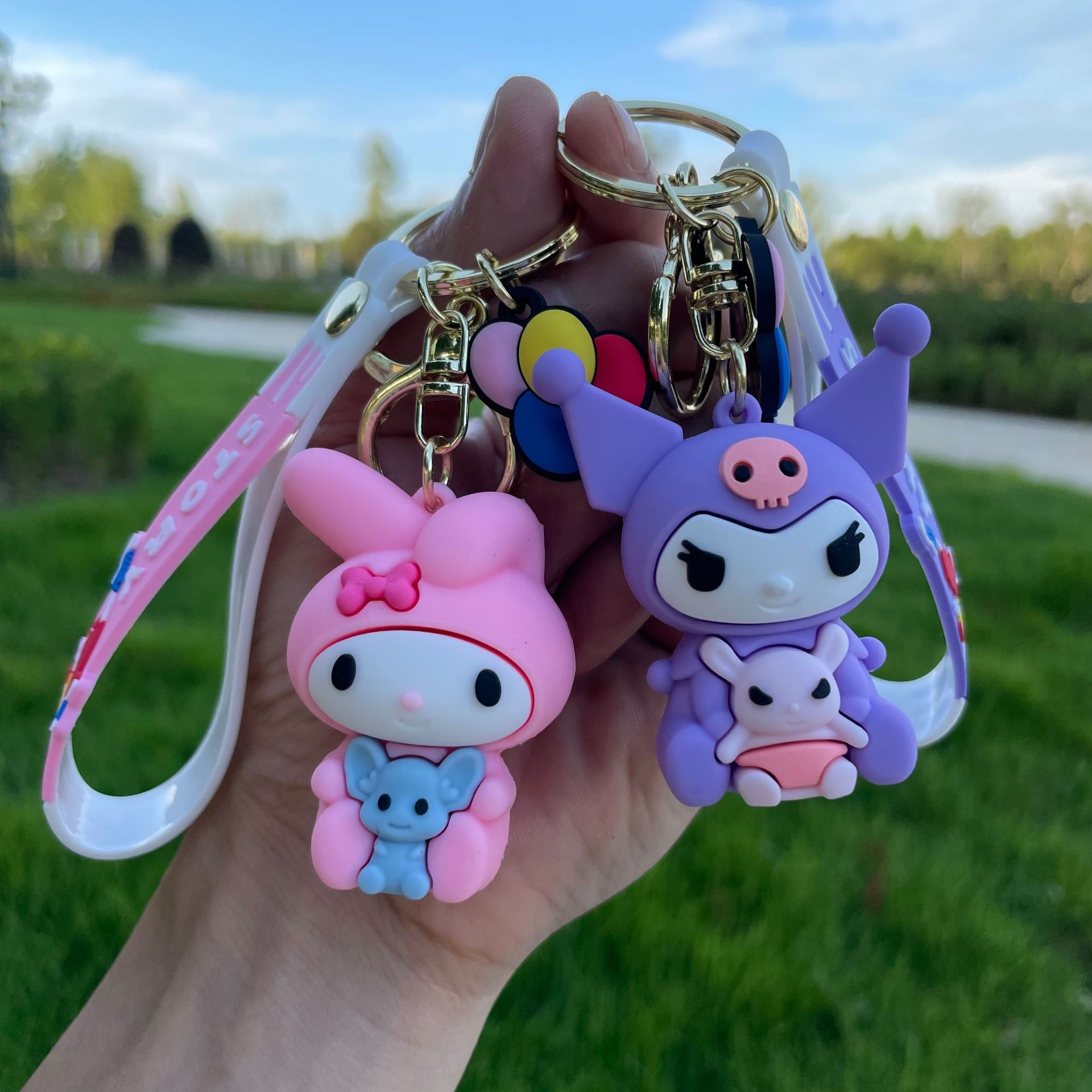 Sanrioed Kawaii аниме мультфильм серия My melody Kuromi Pachacco креативная  высокая цена фотография рюкзак ювелирные изделия подвеска | AliExpress