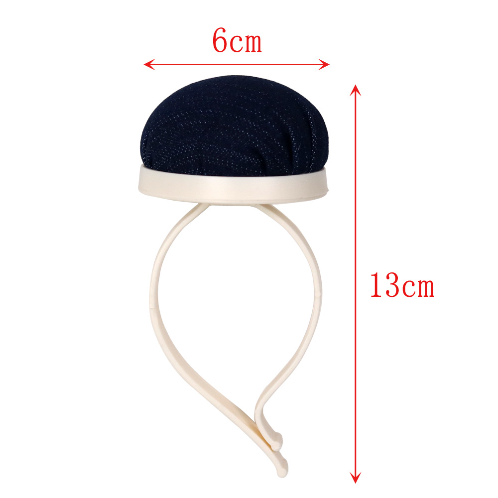 Nähen Nadel Pin Schwamm Kissen Mit Kunststoff Handgelenk Runde Kreuz Stich Nadel Pad DIY Handgemachte Nähen Werkzeuge Zubehör – Detail 4