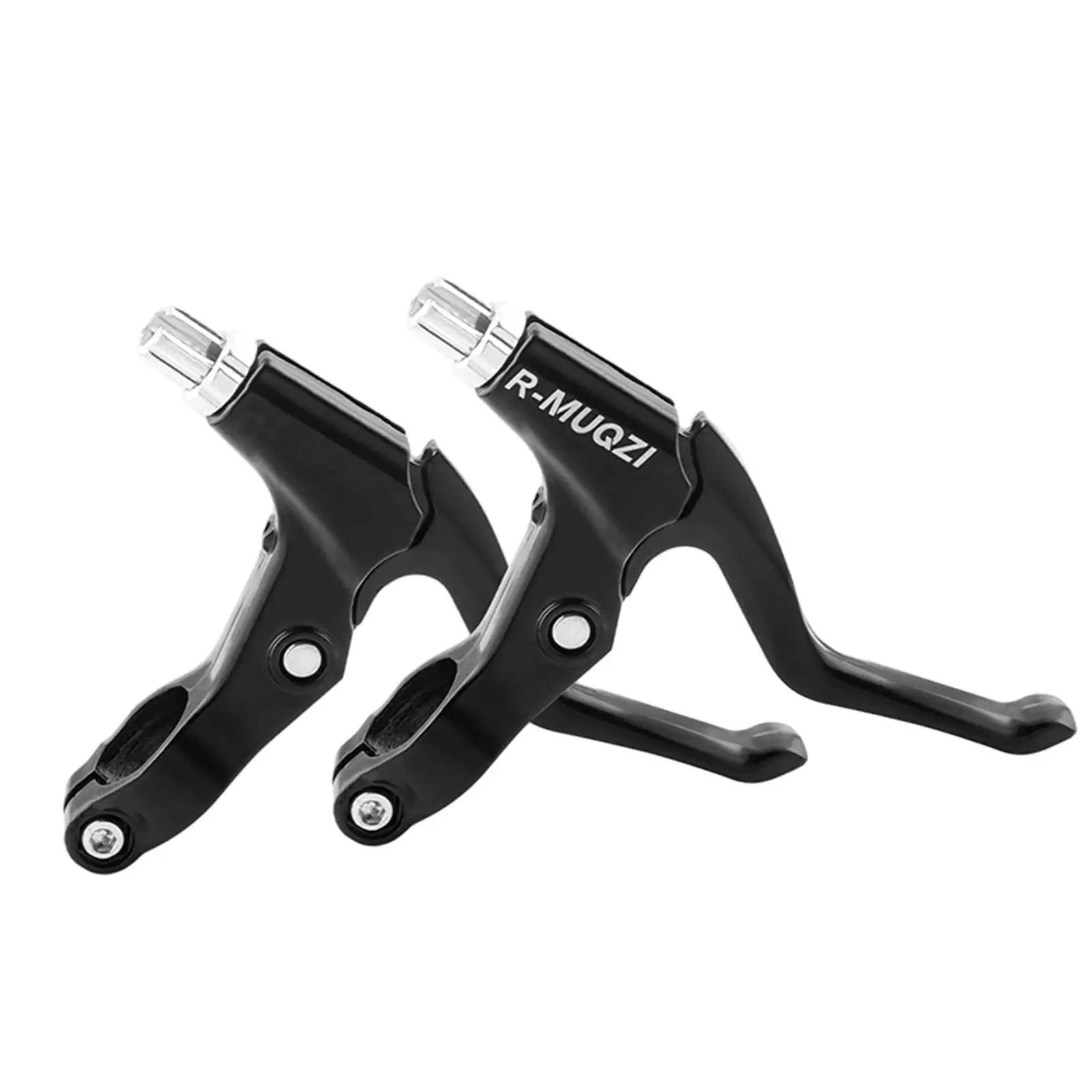 Bike Brake Levers Aluminum Alloy Bicycle Brake Handle for Mountain Bike, Road Bike, Folding Bike, 22.2mm Diameter, Black