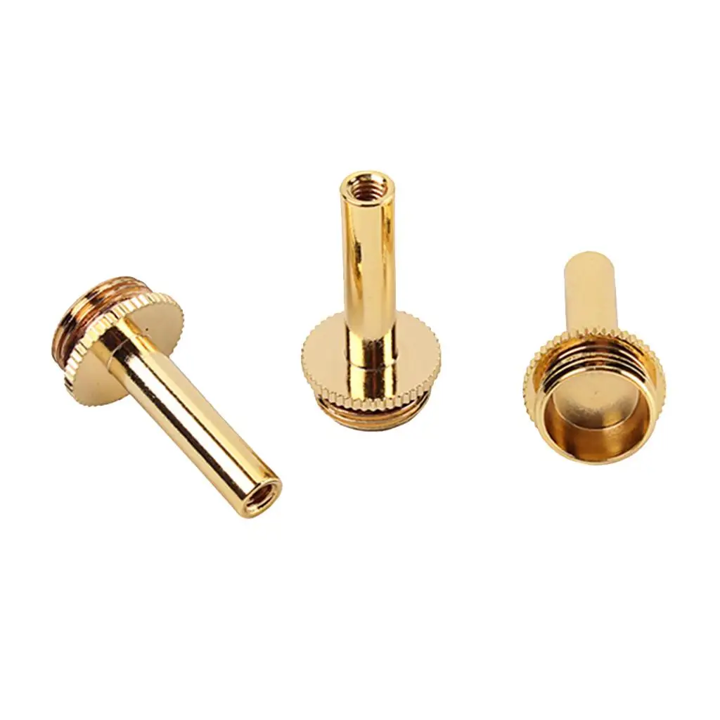 Bb Trumpet Connecting Rod Screws Instrumental Part 15x29mm Copper Set of 3