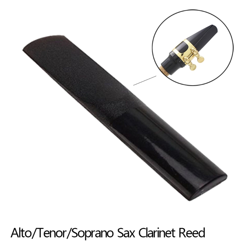 Description Picture 4 of itemClarinet Saxophone Resin Reeds Black Mouthpiece Reed Strength 2.5 For Alto/Tenor/Soprano Sax Saxophone Accessories