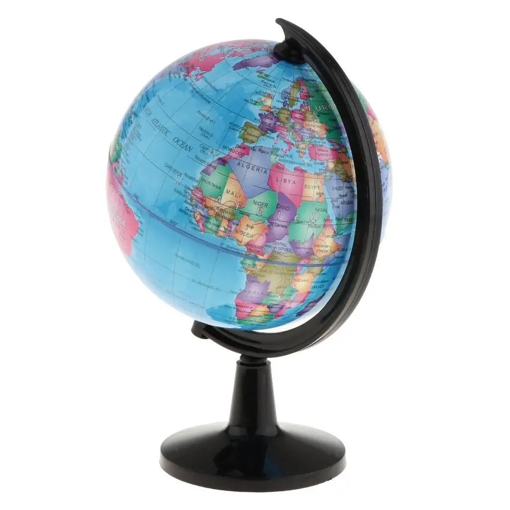 3xInteractive Globe Desktop World Map Spinning Globe for Study Kid`s Bedroom