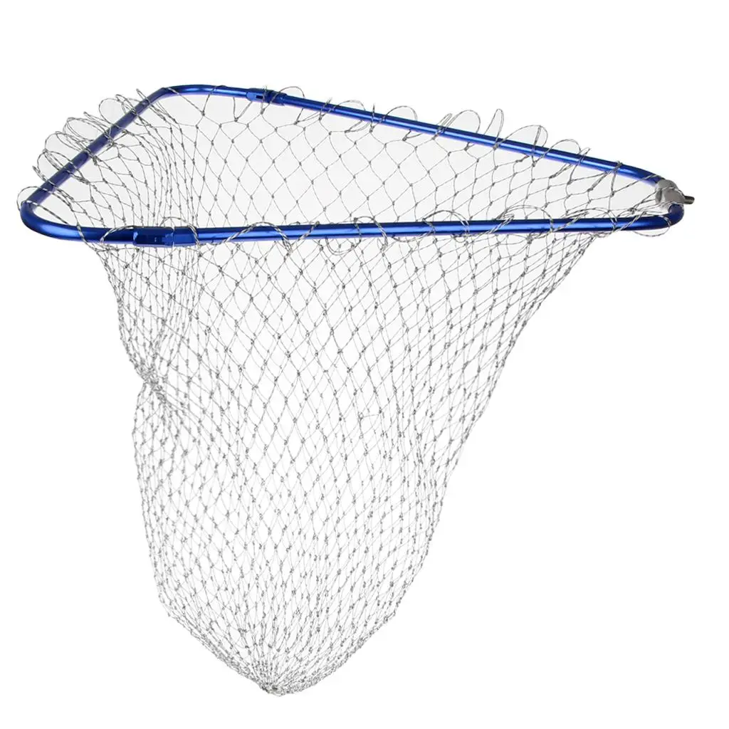 Foldable Aluminium Alloy Triangle Frame Hoop for Fly Landing Net Trout 0mm Outer Diameter