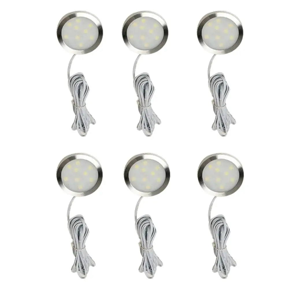 6 Pieces LED Dome Interior Light for RV T4 T5 Camper Truck Motorhome