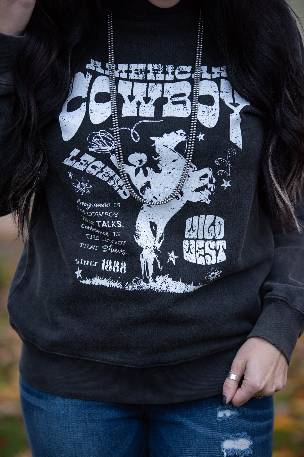 retro moletom hoodies cowgirl ocidental camiseta vintage hippie boho roupas de moda