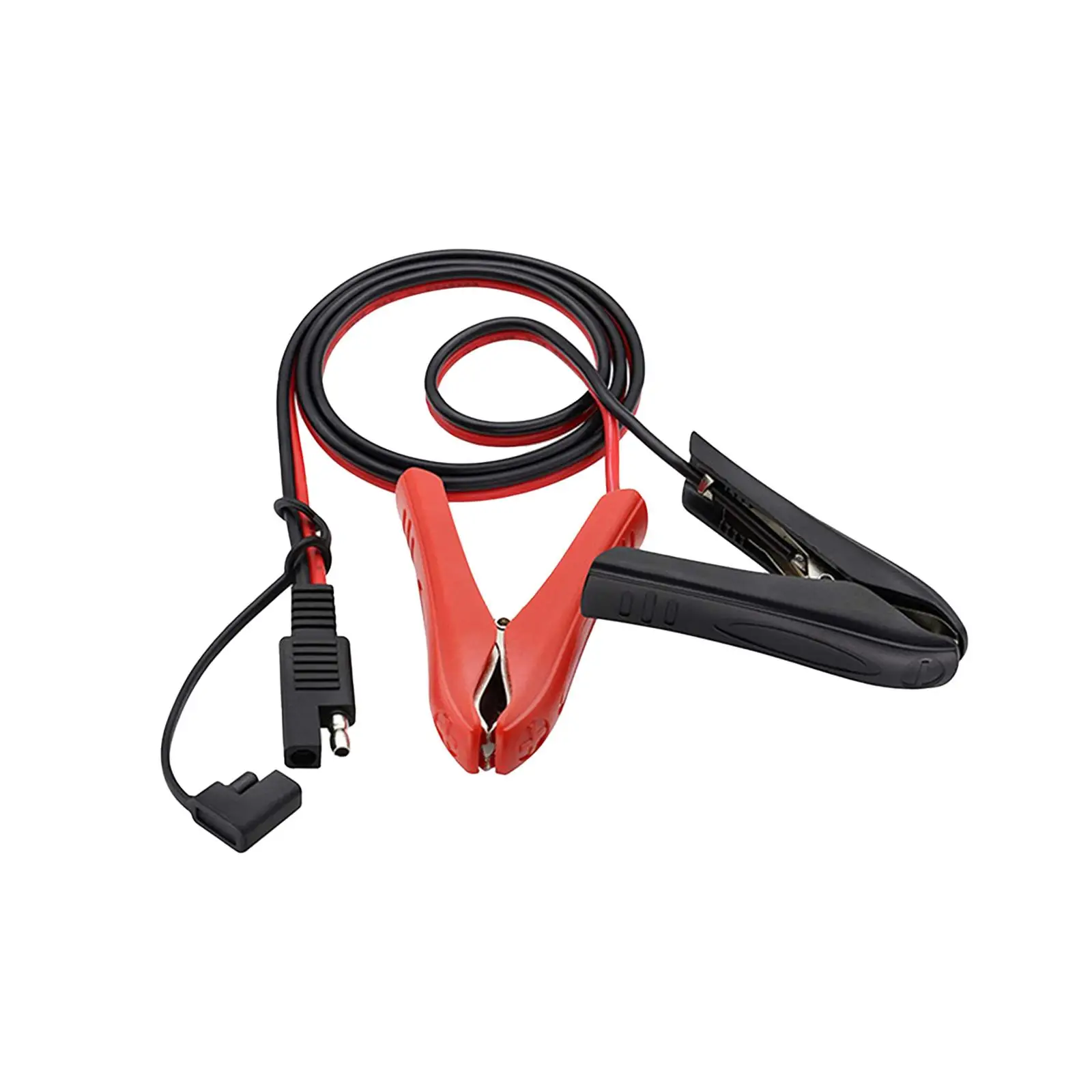 SAE to Alligator Clip Power Cord Quick Disconnect Convenient with Dust Cover Connector Cord for Vehicle